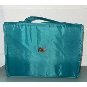 JM New York‎ Travel Organizer Teal Makeup Toiltery Bag